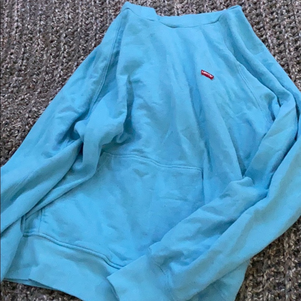 Blue Levi’s hoodie